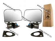 Зеркало боковое 2121 левое+правое черные антиблик темно-синий обогрев ERGON|Код 33420