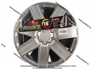 Колпаки R-16 Галакси Silver карбон 2шт Garde GW1601|Код 33607