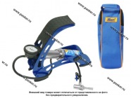 Насос ножной с манометром (1 цилиндр) в сумке KRAFT 810001|Код 33697