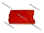 Рассеиватель заднего фонаря 21011 красный [упаковка 5 шт.]|Код 3400