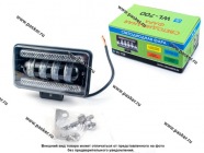 Фара светодиодная прямоугольная WL-700 Вымпел фара+ДХО 4LED 60+6W|Код 34377
