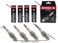 Свеча BRISK PLATINUM LR17YP-1 [упаковка 4 шт.]|Код 35652