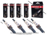 Свеча BRISK PLATINUM QX14YP [упаковка 4 шт.]|Код 35654