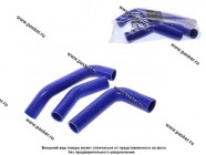 Патрубки радиатора Газель Бизнес дв УМЗ 4216 3 шт MEGAPOWER силикон|Код 35961