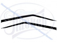 Дефлектор боковых окон AZARD 2108,2113 накладной 2шт|Код 36794