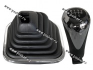 Ручка КПП 2113-15 чехол+рамка хром|Код 37595