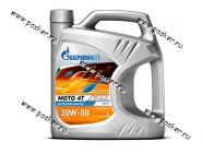 Масло Gazpromneft 4-х тактное 20W50 API SF/СС JASO MA2 4л мин|Код 37810