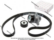 Ремень генератора +2 ролика Renault Logan Lada Largus 1.6 16V LYNXauto PK-5006|Код 37853