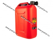 Канистра 25л пластик с наливным устройством для ГСМ Garde  красная|Код 37971