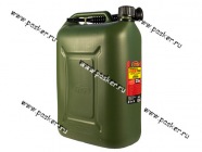 Канистра 25л пластик с наливным устройством для ГСМ Garde усиленая зелено-оливковая|Код 37972