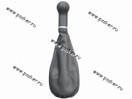 Ручка КПП 2101-07 Сфера кожзам+чехол АвтоБра черная|Код 38076