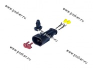 Колодка соединительная 2 контактная 1,5мм штырь АВТОЭЛЕКТРОНИКА герметичная|Код 38723