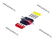 Колодка соединительная 4 контактная 1,5мм гнездо АВТОЭЛЕКТРОНИКА герметичная от 0,50-1,00мм кв|Код 38732