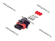 Колодка соединительная катушки зажигания 1118 Калина 2110 и мод 2170 Priora АВТОЭЛЕКТРОНИКА|Код 38743