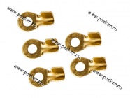 Клемма под болт М10 АВТОЭЛЕКТРОНИКА усиленная латунь 1,50мм под провод от 16,00мм до 25,00мм|Код 39006