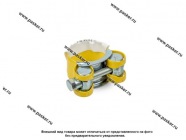 Хомут COMFORT 17-19 силовой одноболтовый желтый|Код 39680