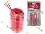 Провод акустический 2х0,75мм 18AWG 10м красный AURA SCA-B075|Код 39824