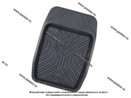 Коврик универсальный AUTOPROFI ванночка для переднего ряда 69х48см ПВХ черный MAT-150f BK|Код 40728
