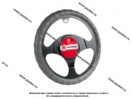 Оплетка на руль AUTOPROFI AP-396 D.GY (M) темно-серая|Код 40955