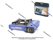 Плита газовая с пьезоподжигом под баллон 220гр и штуцером для внешнего баллона PF-GST-IM01 керамика|Код 41043