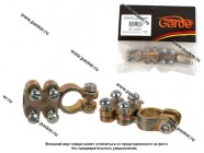 Клемма АКБ (+ -) без проводов Garde цинк 65мм с крепежом под болты G2565B|Код 41133