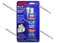 Герметик ABRO 85гр силиконовый синий|Код 413