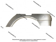 Кузов Ремонтная вставка УАЗ 3163 боковины кузова задняя угловая левая 5401083|Код 41394
