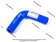 Патрубок угловой силикон (L=100х100мм,d=20) MEGAPOWER|Код 42213