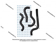Патрубки печки Газель дв 406 4шт KRAFT 885805|Код 42409