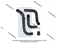 Патрубки радиатора 2121 4шт KRAFT 885811|Код 42417