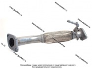 Труба приемная Hyundai Solaris KIA Rio ФОБОС сталь DX52/53 алюмокремнивое покрытием AS120 18877|Код 42674