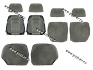 Чехлы 2123 велюр/кожзам|Код 42779