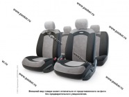Чехлы универсальные AUTOPROFI Extreme XTR-803 BK/GY (M) черные/серые|Код 42860