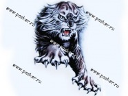 Наклейка Барс 16х11см [упаковка 10 шт.]|Код 43423