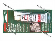 Герметик ABRO 42,5гр силиконовый прозрачный 13|Код 44071