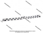 Наклейка - молдинг Такси шашки вырезная 8х100см 2 полосы черная|Код 4419