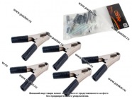 Клемма-зажим крокодил 100А L-100мм Garde черный G1010B|Код 44221