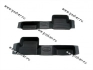 Коврики порога 2110-2170 Priora резиновые AgateK|Код 44641