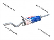 Глушитель 2110-11 ФОБОС Евро-2 Евро-3 закатной 45213|Код 45213