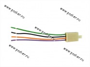 Колодка соединительная платы заднего фонаря 2110-12 с проводами|Код 45782