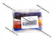 Провод монтажный ПГВА Ф0,75мм 3 метра 7 цветов Радуга AVKOPRO|Код 45787