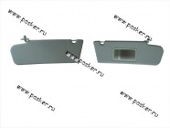 Козырьки солнцезащитные 2123 Chevrolet Niva жесткие с зеркалом Мобил|Код 45949