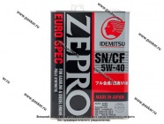 Масло IDEMITSU  5W40 Zepro Euro Spec SN/CF ACEA A3/B4 502.00/505.00 4л син|Код 46075