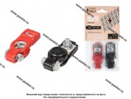 Клемма АКБ (+ -) без проводов латунь с крепежом в пластиковом изоляторе STARTVOLT SBT 022|Код 46130