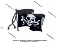 Наклейка Флаг Пиратский 11х15см [упаковка 10 шт.]|Код 4621