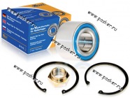 Подшипник ступицы 2108 передний 2141 задний KRAFT комплект 103502|Код 46701