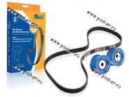 Ремень ГРМ+2 ролика 2110-2112 KRAFT КиТ-комплект 16-ти кл 685499|Код 46709