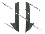 Накладки задних стоек 2108-09 якорь пластик Автокомпонент|Код 4711