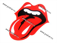 Наклейка Язык 8х10см [упаковка 10 шт.]|Код 47854