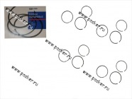 Кольца поршневые 82,8 АвтоВАЗ хром|Код 48023